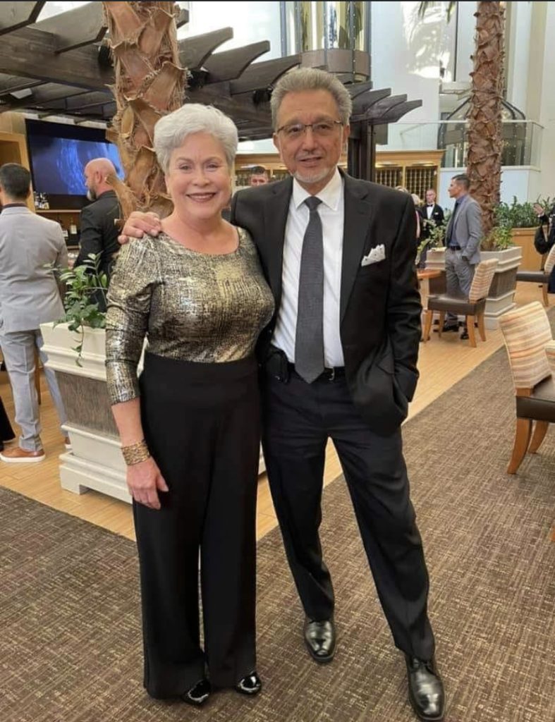 Maria and Dr. Albert Arteaga. The California Medical Association awarded Dr. Albert Arteaga the “Ethnic Physician’s Leadership Award,” recognizing his contributions to medical care in the Latino community.