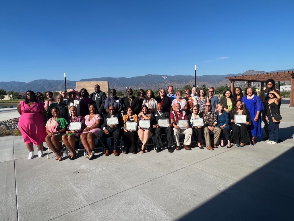 League of Women Voters, San Bernardino celebrated their 48th annual Citizens of Achievement and Civic Engagement Ceremony honoring community leaders and organizations on a beautiful Sunday, October 8, 2023, at the Sterling Natural Resource Center in Highland, CA.  