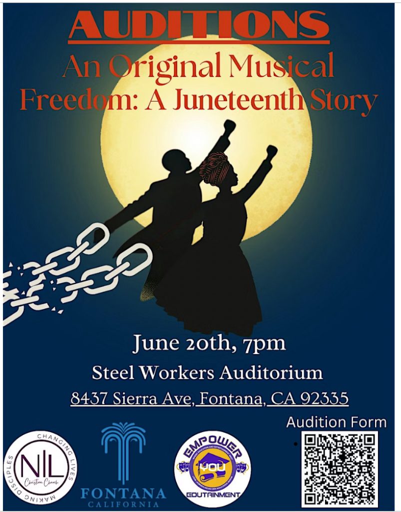 New Original Musical 'Freedom: A Juneteenth Story' Seeks Actors 