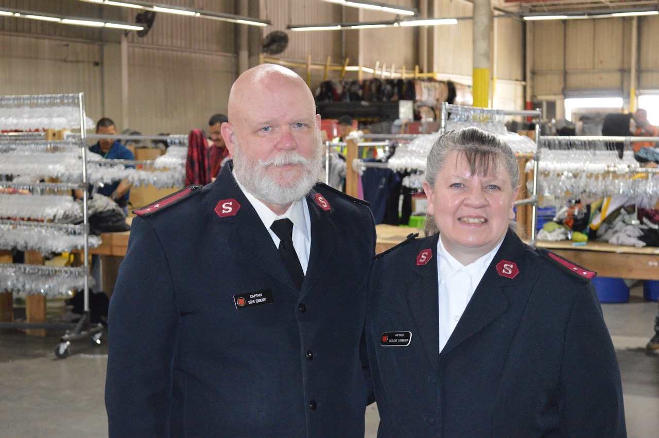 Photo caption: Salvation Army Captains Steve and Daylene Staneart are thrilled to be back at The Salvation Army’s San Bernardino Adult Rehabilitation Center (ARC).