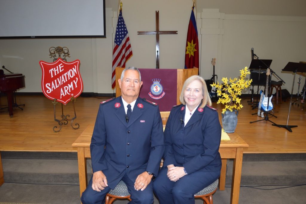 Photo Caption: Majors Adam and Christine Morales as the new Corps officers for The Salvation Army of San Bernardino County, effective immediately.